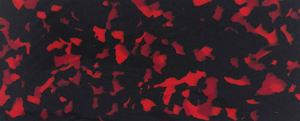 Plaque acétate écaille rose/noir M3025