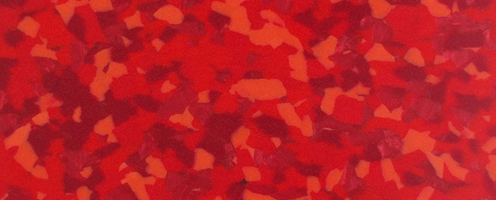 Plaque acétate écaille rouge M3042